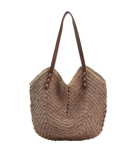 Cartera playera beige oscuro