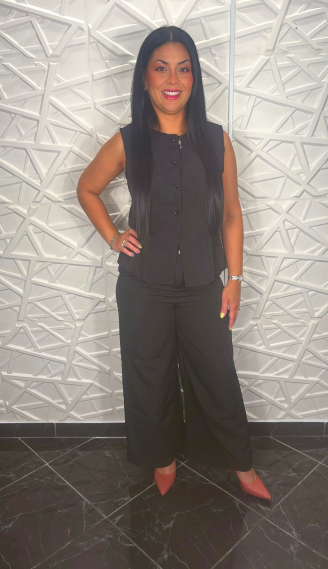 Conjunto Amelia Negro