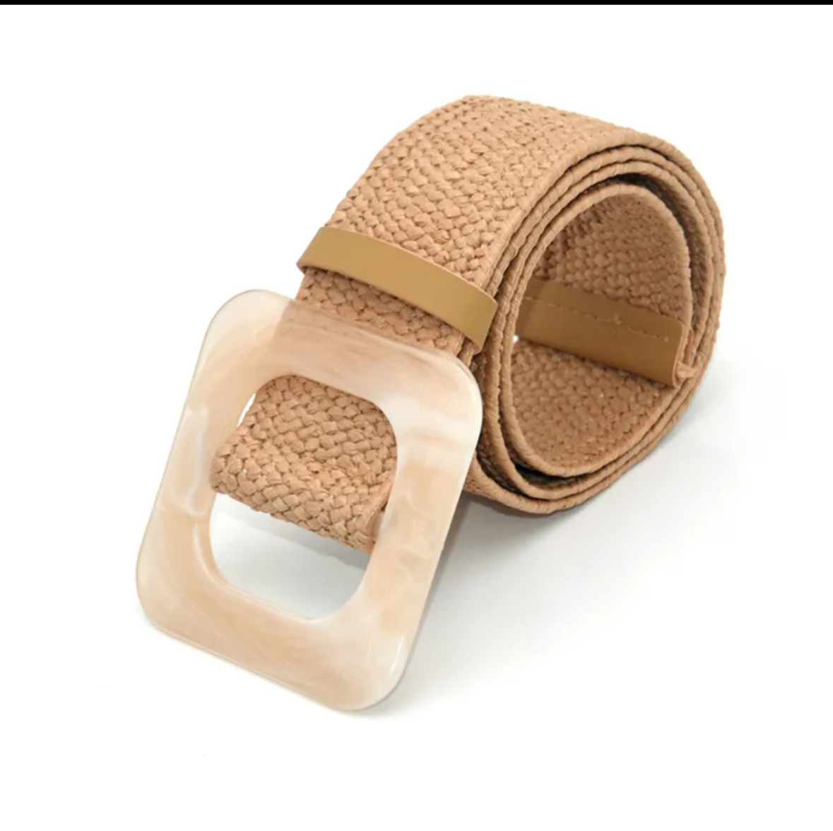 Cintura tejido color beige (albaricoque)