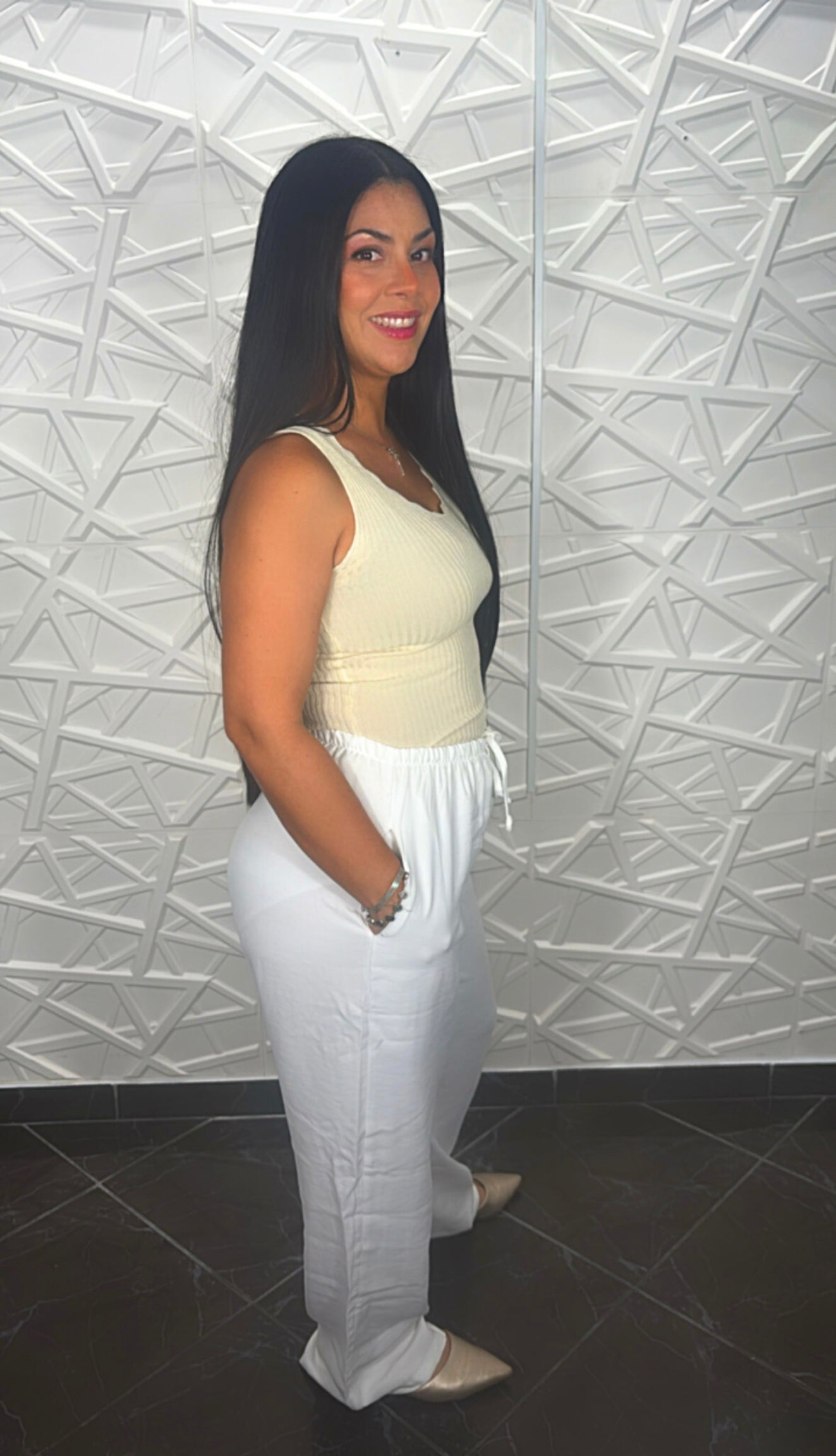 Blusa Nahomy (Crema)