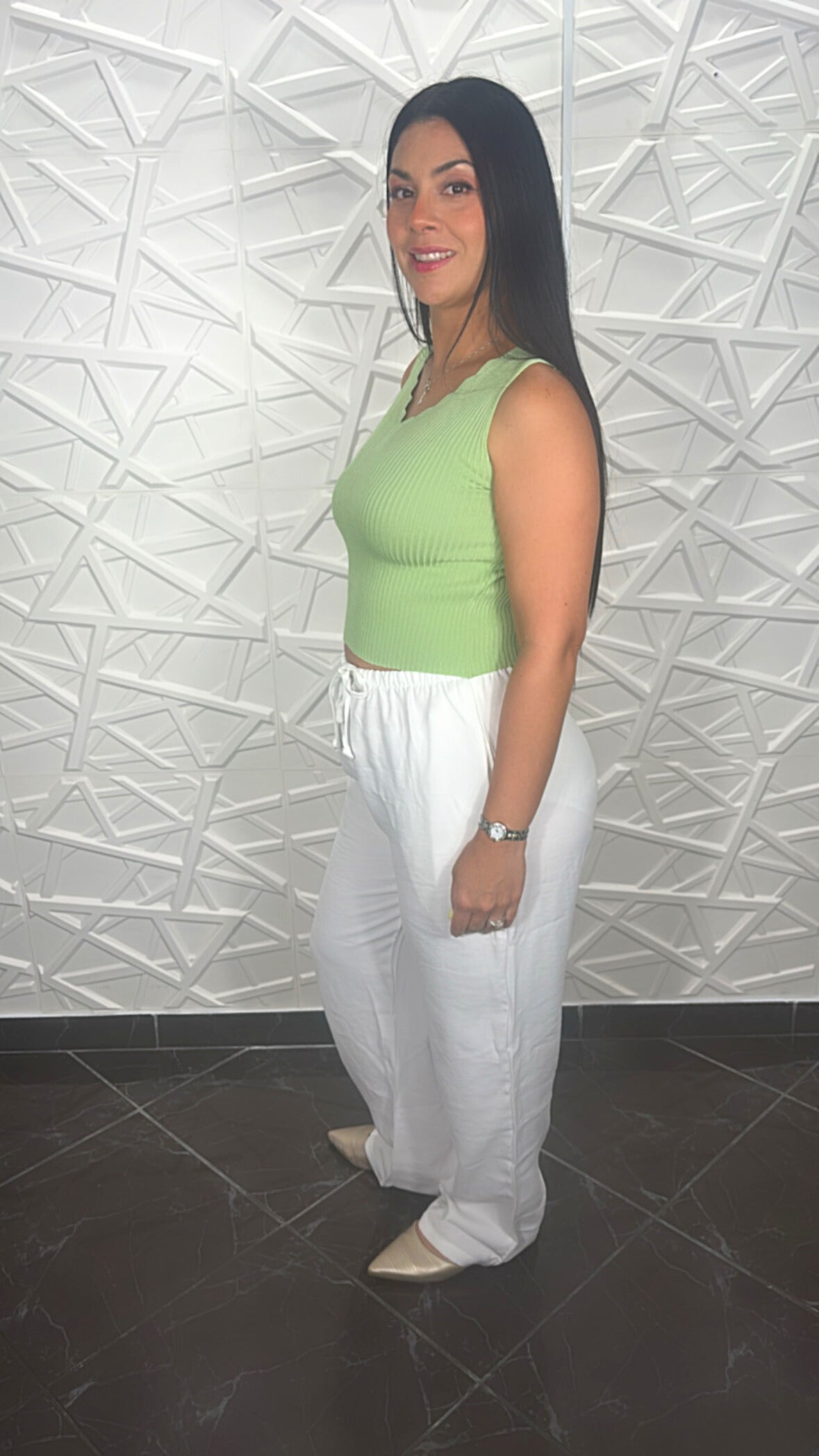 Pantalon Blanco Mia
