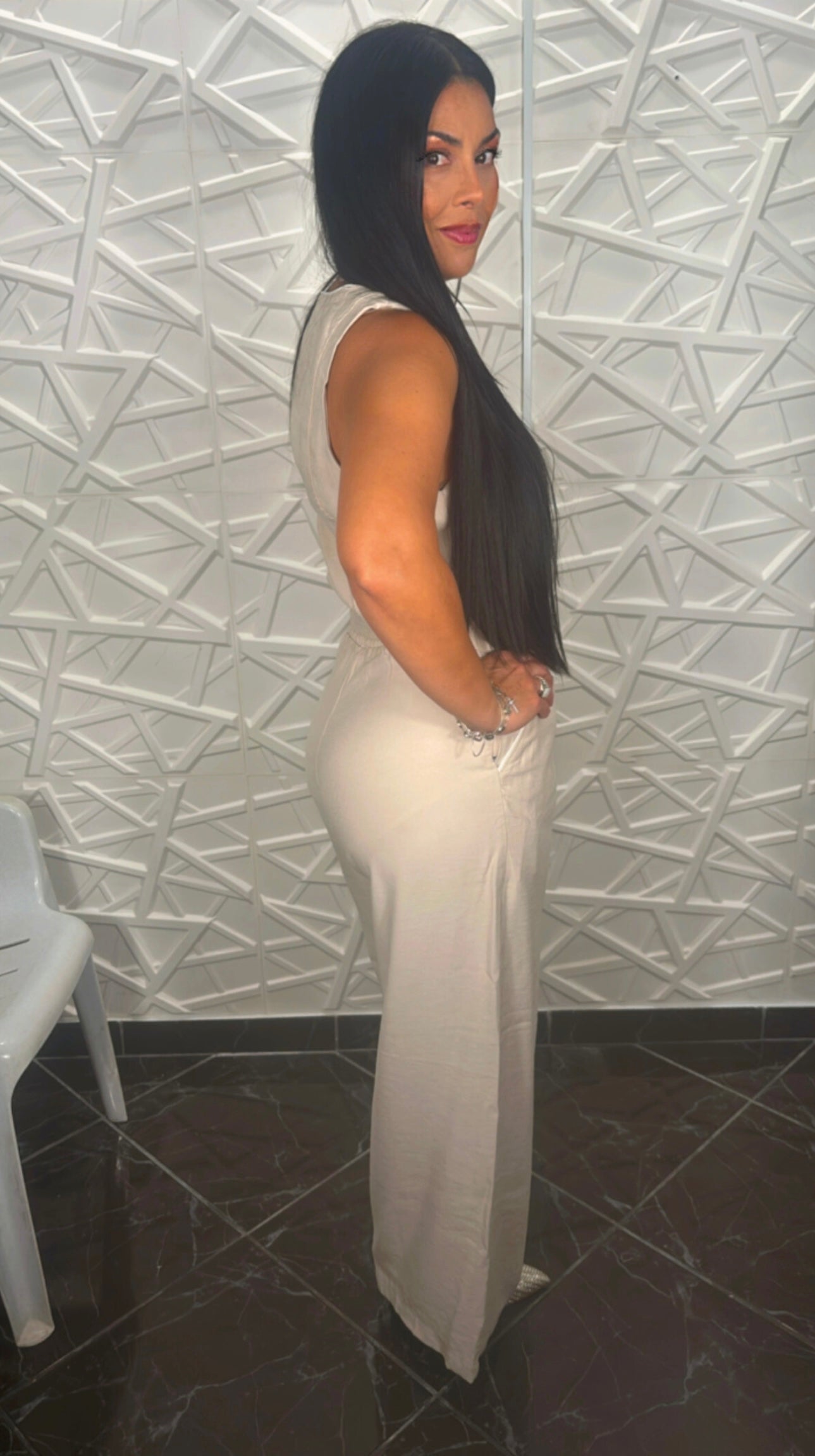 Conjunto Daniela beige